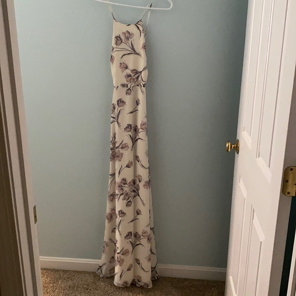 White Floral Dress